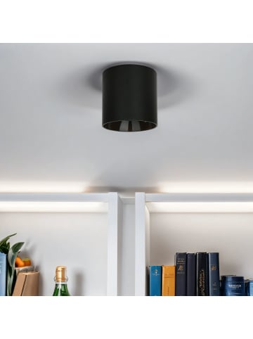 Licht-Erlebnisse Deckenlampe Ø 12.7 x (H)12.5 cm in Schwarz