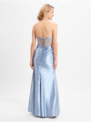 Unique Abendkleid in hellblau - 0001