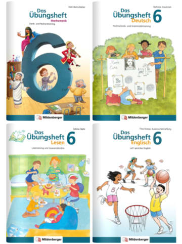 Mildenberger Buch - Sicher ins 7. Schuljahr - Paket: Rechnen - Schreiben - Lesen - Grammatik