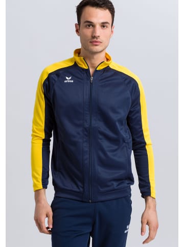 erima Liga 2.0 Polyesterjacke in new navy/gelb/dark navy