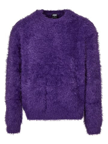 Urban Classics Urban Classics Gestrickter Rundhalsausschnitt in realviolet