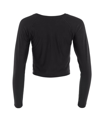 Winshape Functional Light and Soft Cropped Long Sleeve Top AET116LS in schwarz