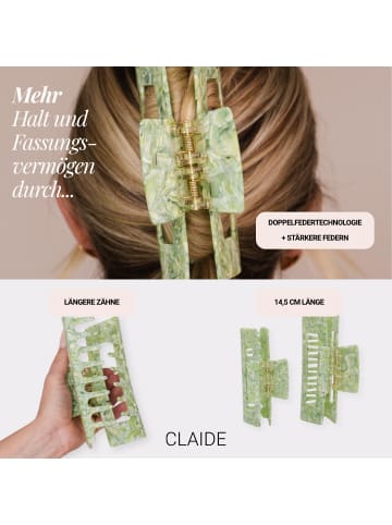 Claide Haarspangen und -clips Esmeralda in Grün