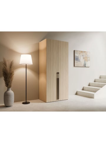Feldmann-Wohnen Garderobenschrank Barcelona Eiche Barista 90 / 58 / 207,5cm