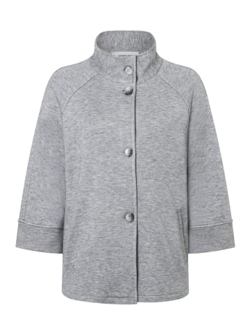 More & More Jerseyjacke mit Stehkragen in warm grey melange