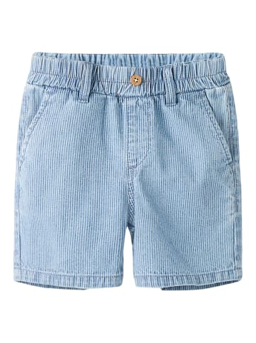 name it Shorts in Light Blue Denim