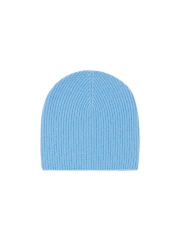 Style Republic Kaschmir Beanie fein gerippt in icy blue