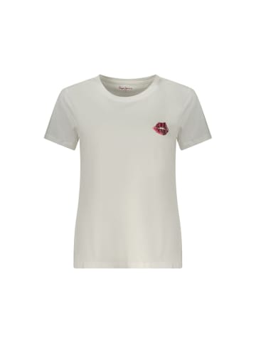 Pepe Jeans Weiß Baumwolle Damen T-Shirt
