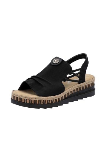 rieker Sandalette in schwarz