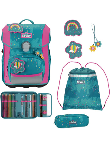 Scout Neo Schulranzen-Set 4-tlg.Happy Confetti in blau