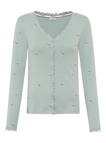 Kangaroos Langarmshirt in grau-grün