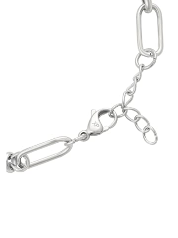faina Women Cable Chain Link Bracelet in Silver