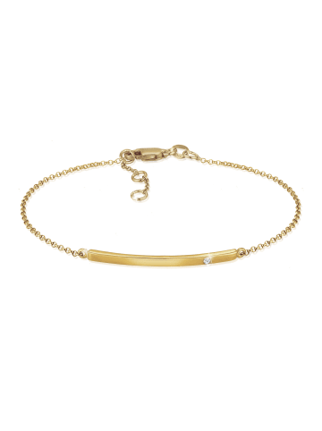 Elli DIAMONDS  Armband 375 Gelbgold Geo in Gold