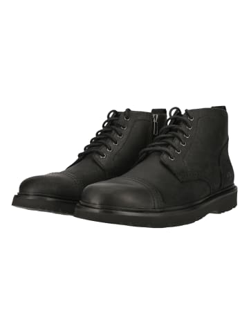 Clarks Schnürboots Weltridge Zip in 1216 Black Leather
