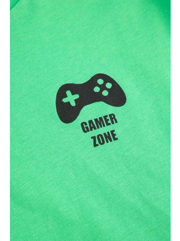 MOKIDA Baumwoll-T-Shirt mit kurzen Ärmeln in grün