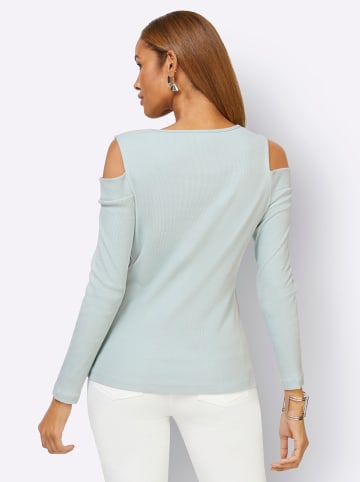creation L Langarmshirt in kalkmint