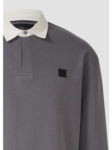 s.Oliver Polo-Shirt in 9839_steingrau