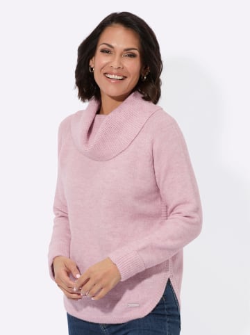 WITT WEIDEN Rollkragenpullover in rosé-meliert