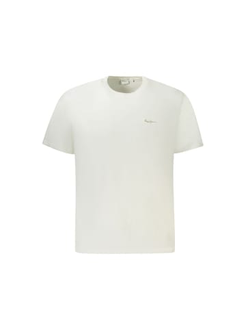 Pepe Jeans Weißes Baumwoll-T-Shirt