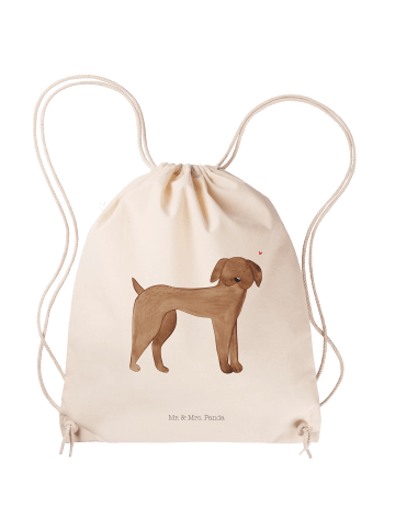Mr. & Mrs. Panda Jutebeutel Hund Dogge ohne Spruch in Creme