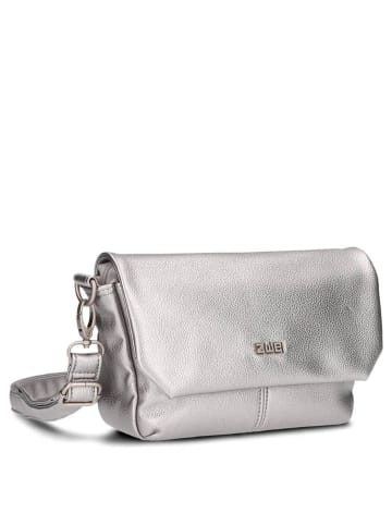 Zwei Mademoiselle M40 - Umhängetasche 28 cm (leo) in silver