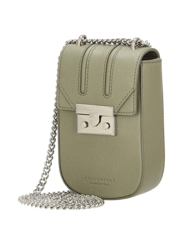 Seidenfelt Roros East-West - Umhängetasche 23 cm (black) in sage