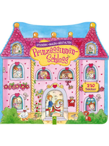 Schwager & Steinlein Papeterie/PBS - Prinzessinnenschloss - Stickern, Malen, Gestalten