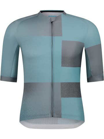 SHIMANO Short Sleeve Jersey VELOCE in blau