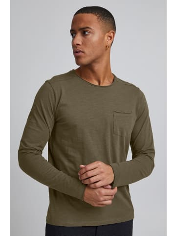BLEND Langarmshirt BHNICOLAI tee l.s. - 20703060  Langarmshirt mit Brusttasche in Grün