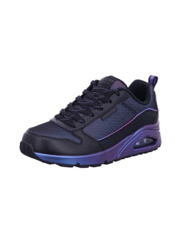 Skechers Damen- Schnürschuhe UNO - SPARKLE LITE in Schwarz