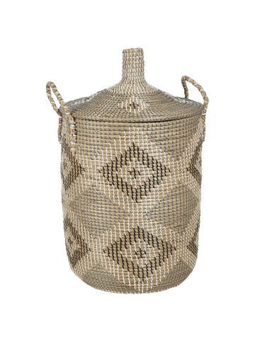 Beliani Korb CAMRANH in /Beige/Grau - (W) 40 x (H) 65 x (L) 40 cm