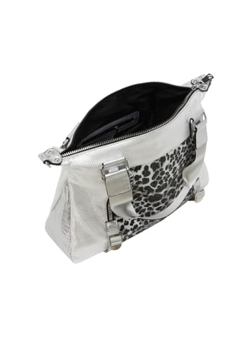 faina Women Handbag in Silver