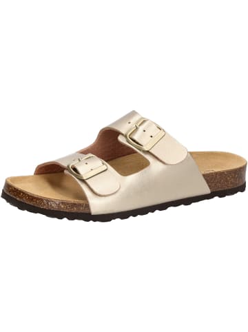 Lico Pantolette Bioline in gold in gold
