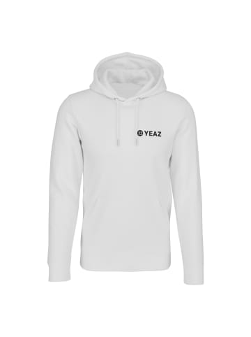 YEAZ CUSHY hoodie salt (unisex) in weiß