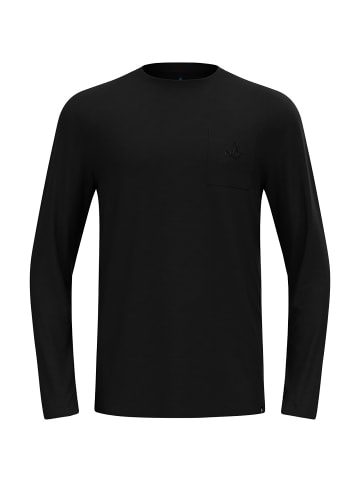 Odlo T-Shirts / Tanks MERINO 200 POCKET in Schwarz013