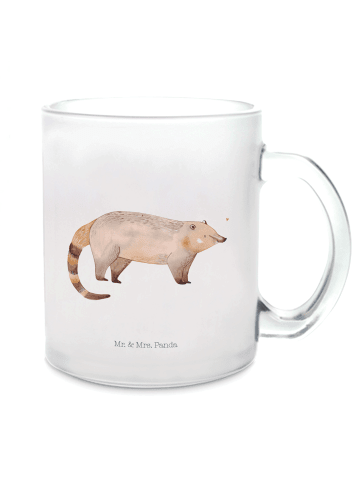 Mr. & Mrs. Panda Haferl Nasenbaer ohne Spruch in Transparent