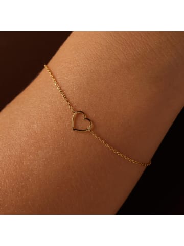 Lucardi 925 Silber Armband  Herz