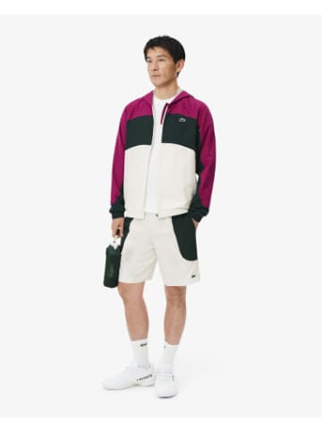 Lacoste Trainingsjacke in Farine/Sinople-Rubine