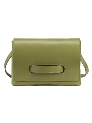 DuDu Schultertasche Leder 22 cm in aloe