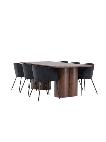 ebuy24 Essgruppe Olivia Mokka 100 x 210 cm