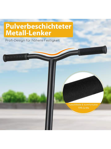 COSTWAY Stunt Scooter ab 10 Jahren in Gelb