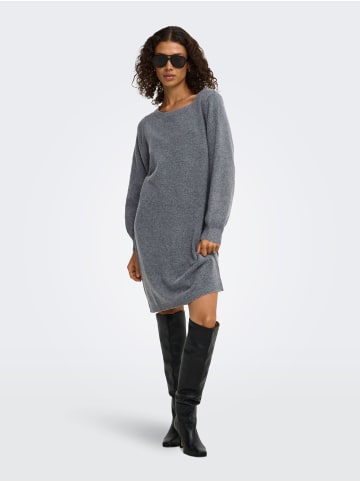 JDY Strickkleid in Dark Grey Melange
