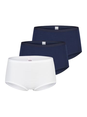 SPEIDEL Panty Cotton & More in Dunkelblau / weiß