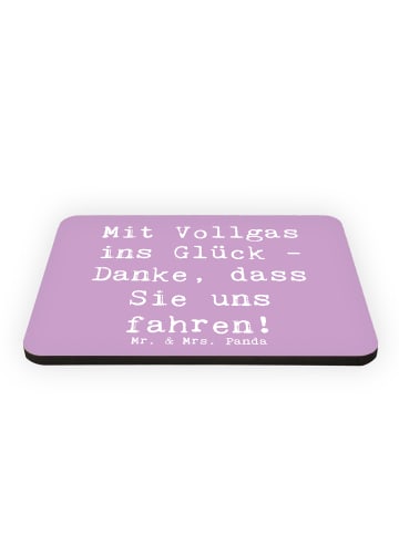 Mr. & Mrs. Panda magnet Spruch Chauffeur Glück mit Spruch in Lavendeltraum