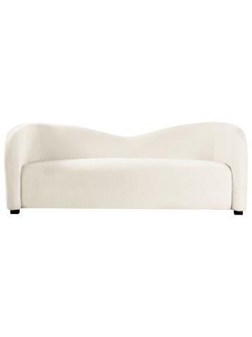 Beliani 3-Sitzer Sofa VELTADA in Weiß - (W) 205 x (H) 75 x (L) 90 cm