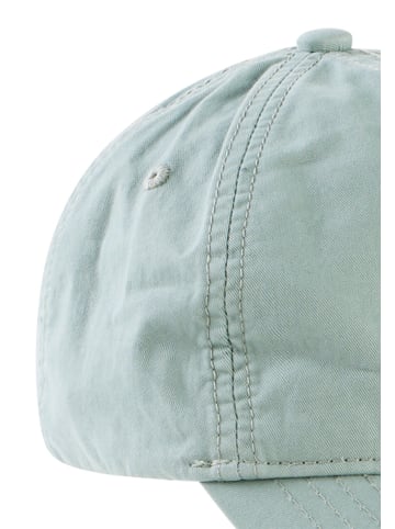 Camel Active Cap aus reiner Baumwolle in Ozeangrün