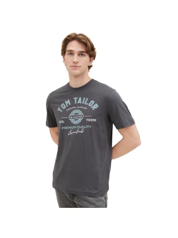 Tom Tailor T-Shirt 1er Pack in Grau