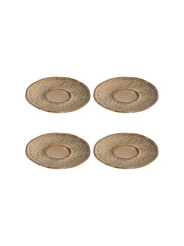 LEONARDO 4er Set Espressountertassen Matera ø 11.0 cm in beige