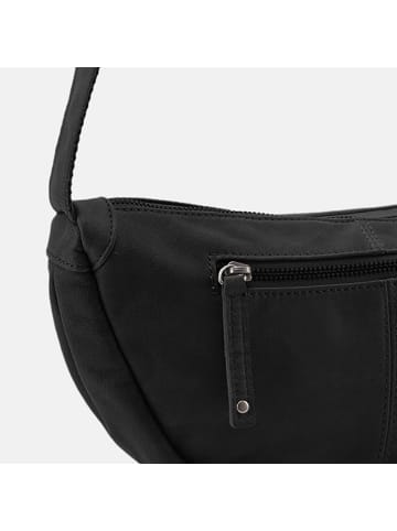 FREDs BRUDER Layer Umhängetasche Leder 31 cm in black