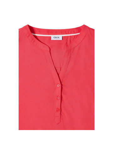 Cecil Halbarmbluse in coral